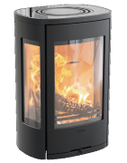 Plieninė krosnelė Nibe Contura C856W:2 Style, 3 - 7 kW