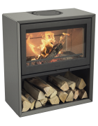 Plieninė krosnelė Nibe Contura 320A, juoda, 5 - 9 kW