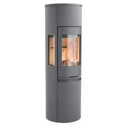 Plieninė krosnelė Nibe Contura C596:1 Style, pilka, 3 - 7 kW