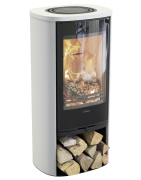 Plieninė krosnelė Nibe Contura C810G:1 Style, balta, 3 - 7 kW