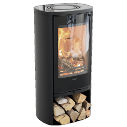 Plieninė krosnelė Nibe Contura C810G:2 Style, juoda, 3 - 7 kW