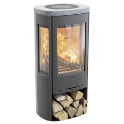 Plieninė krosnelė Nibe Contura C856T Style, pilka, 3 - 7 kW