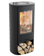 Plieninė krosnelė Nibe Contura C810:2 Style, juoda, 3 - 7 kW