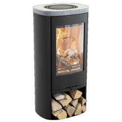 Plieninė krosnelė Nibe Contura C810:3 Style, juoda, 3 - 7 kW