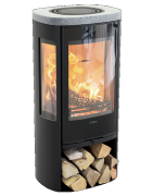 Plieninė krosnelė Nibe Contura C856G:3 Style, juoda, 3 - 7 kW