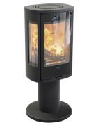 Plieninė krosnelė Nibe Contura C886G:1 Style, juoda, 3 - 7 kW