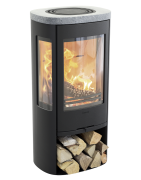 Plieninė krosnelė Nibe Contura C856:3 Style, juoda, 3 - 7 kW