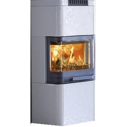 Plieninė krosnelė Nibe Contura 26K Low, pilka, 4 - 8 kW