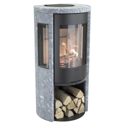 Plieninė krosnelė Nibe Contura 556T Style, juoda, 3 - 7 kW