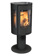 Plieninė krosnelė Nibe Contura C586:2 Style, juoda, 3 - 7 kW