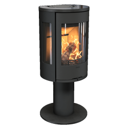 Plieninė krosnelė Nibe Contura C586:2 Style, juoda, 3 - 7 kW