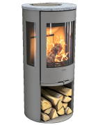 Plieninė krosnelė Nibe Contura C556:3 Style, pilka, 3 - 7 kW