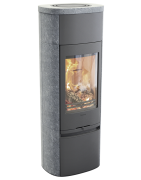 Plieninė krosnelė Nibe Contura C890T Style, pilka, 3 - 7 kW