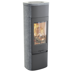 Plieninė krosnelė Nibe Contura C890T Style, pilka, 3 - 7 kW