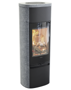 Plieninė krosnelė Nibe Contura C890TG Style, juoda, 3 - 7 kW