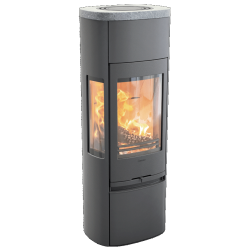Plieninė krosnelė Nibe Contura C896:3 Style, pilka, 3 - 7 kW