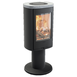 Plieninė krosnelė Nibe Contura C870:3 Style, juoda, 3 - 7 kW