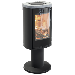 Plieninė krosnelė Nibe Contura C870G:3 Style, juoda, 3 - 7 kW