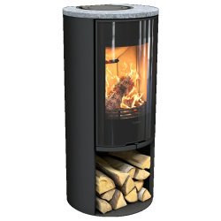 Plieninė krosnelė Nibe Contura C510:3 G Style, juoda, 3 - 7 kW