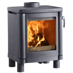 Plieninė krosnelė Nibe Contura 51L, pilka, iki 5 kW