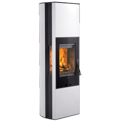 Plieninė krosnelė Nibe Contura 35G, balta, 3 - 7 kW
