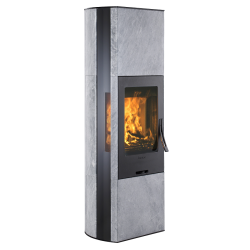 Plieninė krosnelė Nibe Contura 35T:2, pilka, 3 - 7 kW