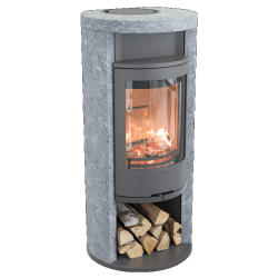 Plieninė krosnelė Nibe Contura C620T:1, pilka, 3 - 9 kW