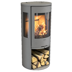 Plieninė krosnelė Nibe Contura 556:1 Style, pilka, 3 - 7 kW