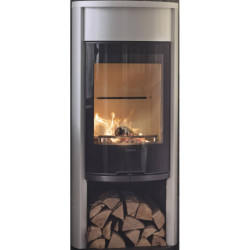 Plieninė krosnelė Nibe Contura C610:4 G Style, balta, 3 - 9 kW