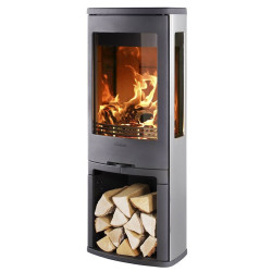 Plieninė krosnelė Nibe Contura 750A, juoda, 3 - 7 kW