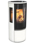 Plieninė krosnelė Nibe Contura 556:1 G Style, balta, 3 - 7 kW