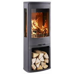 Plieninė krosnelė Nibe Contura 750, juoda, 3 - 7 kW