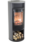 Plieninė krosnelė Nibe Contura C610G:1 AN, juoda, 3 - 9 kW