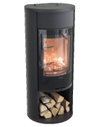 Plieninė krosnelė Nibe Contura C610:4 G Style, juoda, 3 - 9 kW