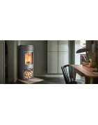 Plieninė krosnelė Nibe Contura C610:2 G Style, juoda, 3 - 9 kW
