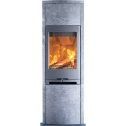 Plieninė krosnelė Nibe Contura C790T, pilka, 3 - 7 kW