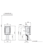 Plieninė krosnelė Nibe Contura C586:1 G Style, juoda, 3 - 7 kW