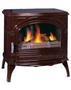 Ketinė krosnelė Seguin TOPAZE, ruda, su oro padavimu iš lauko