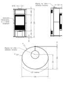 Plieninė krosnelė Spartherm Sino L, 4.9 - 9.1 kW