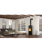 Plieninė krosnelė Spartherm Senso L, juoda, 4.9 - 9.1 kW