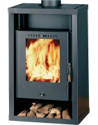 Plieninė krosnelė Thorma Gent, juoda, 2.5 - 7.5 kW