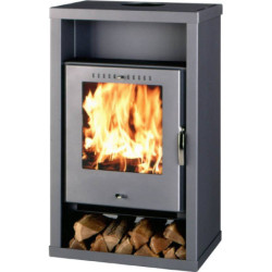 Plieninė krosnelė Thorma Horby, pilka, 3.5 - 10.5 kW