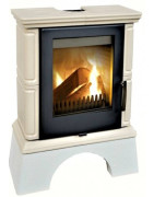 Plieninė krosnelė Thorma Landshut Top, su keramika, 4 - 12 kW