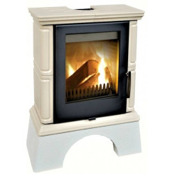 Plieninė krosnelė Thorma Landshut Top, su keramika, 4 - 12 kW