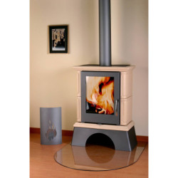 Plieninė krosnelė Thorma Landshut Top, su keramika, 4 - 12 kW