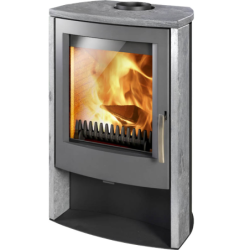 Plieninė krosnelė Thorma Alvesta II, pilka, 4 - 12 kW