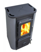 Plieninė krosnelė Thorma Merano AT, juoda/pilka spalva, 2.5 - 7.