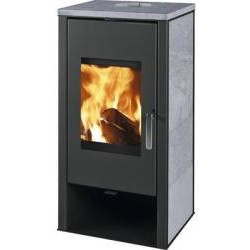 Plieninė krosnelė Thorma DORANA TOP, pilka, iki 8 kW