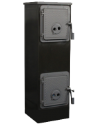 Plieninė krosnelė Thorma Kerpen II AT, juoda, 2.5 - 7.5 kW