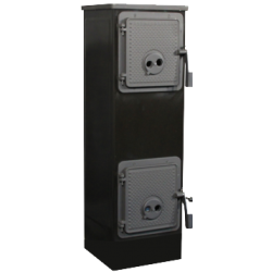 Plieninė krosnelė Thorma Kerpen II AT, juoda, 2.5 - 7.5 kW